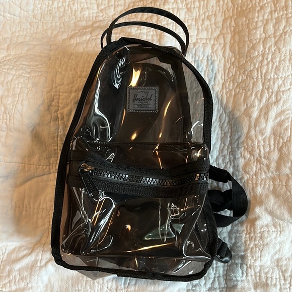 Herschel Supply Company Bags Herschel Clear Bag Nova Mini In Black Smoke 1h X 8w X 475d